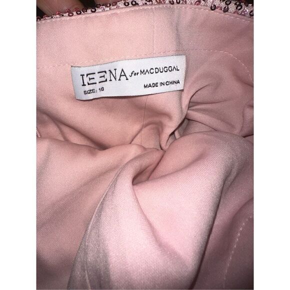 NWT Ieena for Mac Duggar Sequin Neck Halter Evening Gown - Picture 6 of 9